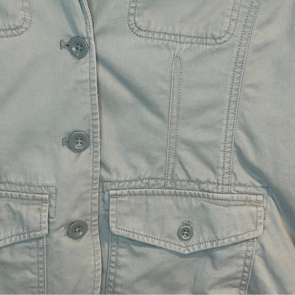 Eddie Bauer Women’s Light Blue Blazer Jacket Size 10 - Picture 3 of 6